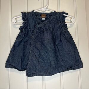 Denim baby dress